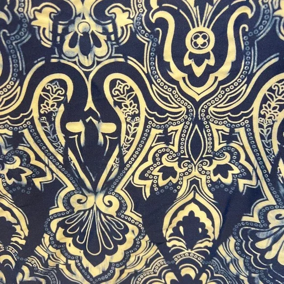 Catalina One Piece Swimsuit Padded Cups Blue Off White Geometric Pattern 18W/20W - Picture 4 of 7